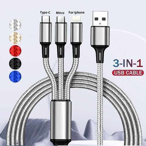 Cavo ricarica usb 3in1 - ricarica,